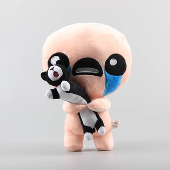 😭🖤 30cm The Binding of Isaac Plush Toy – Isaac with Black Cat Plush Soft Cuddly Friend! 🐱💖