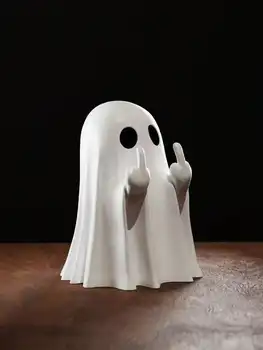 👻 Cool Ghost Finger Figure – Spooky, Sassy & Drippin' Style! 🕶️💅