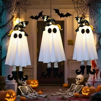 🎃✨ Spooky-Cute Floating Ghost Light 👻🕯️