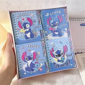 👽 Stitch Spiral Notebooks – 4x Chaos, Cuteness & Creativity! 🌺✏️