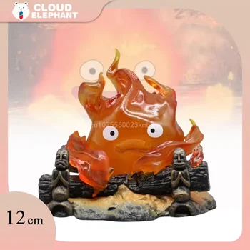 🔥 Calcifer Fire Spirit Figure – Sassy Flame Friend for Your Desk! 🍳✨