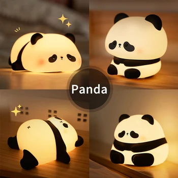 🐼💡 Kawaii Panda Night Light – Soft Glow, Sweet Dreams! 🌙✨