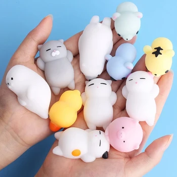 12-Piece Mochi Animal Squishy Set