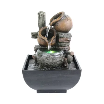💧 Zen Mini Waterfall Fountain – Peace in Every Drop 🌿✨