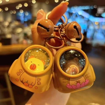 🚀🧡 Space Capybara Capsule Keychain – Chillest Rodent in the Galaxy 🌌🐹