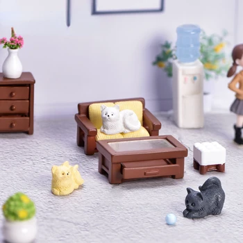 🛏️✨ Miniature Room Furniture – Tiny Cozy Vibes for Dollhouse Dreams! 🪑🌿