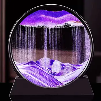 🌊 3D Moving Sand Art – Hypnotic Flow, Mesmerizing Calm 🌬️✨
