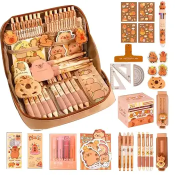 🧡 Capybara Mega Stationery Set – Study with Chill Vibes Only! 🐹📚✨