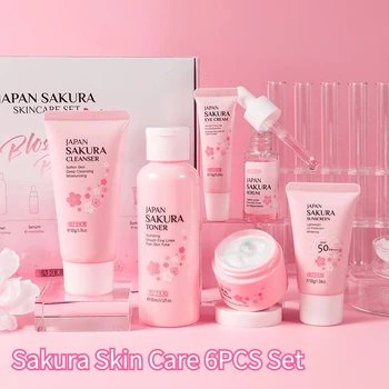 🌸 Sakura Skincare Gift Set – Blossom Into Glow Mode! 💧💖