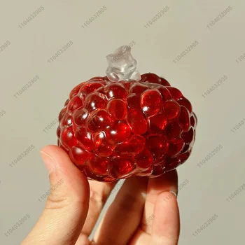 🍇 Red Stone Squeaky Stress Ball – Shapable Vacuum Jade Mochi Toy