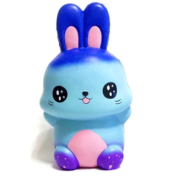 🌌 Galaxy Bunny Squishy – Jumbo Starry Rabbit Anti-Stress Toy