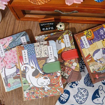 🍶 Japanese Cat Diary – A6 Notebook with Cozy Café Vibes! 🍥🐾