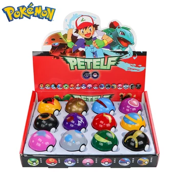🎮 Pokémon 12x Poké Ball Toy Set – Gotta Catch 'Em All in Mini Style! 🧢✨
