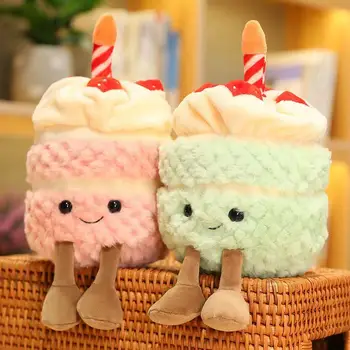 28cm Simulated Fruit Cake Doll Stuffed Plush Toy