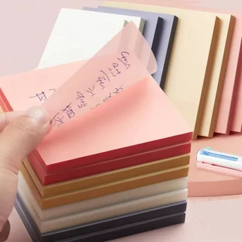 🪞 Transparent PET Sticky Notes – Write Light, Plan Bright! 💡📘