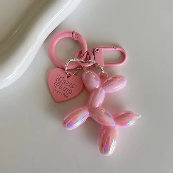 🎈🐶 Balloon Dog Keychain – Y2K Gloss & Puppy Pop Vibes! 💖✨
