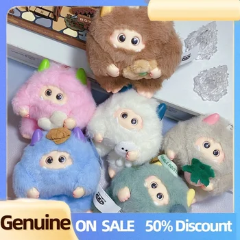 🐾 Genuine Fluffy Monster Marshmallow Dream Series – Kawaii Vinyl Plush Doll! 🍬✨