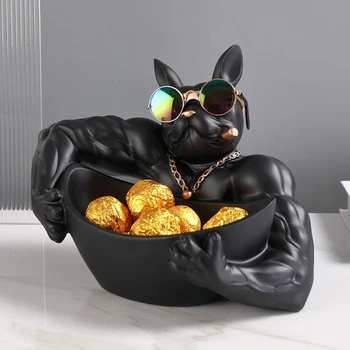 😎 Buff Bulldog Storage Box – The Coolest Muscle Pup on Your Desk! 🦴✨