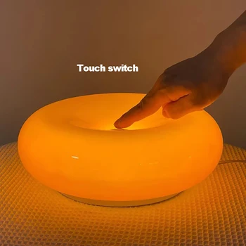 🍩✨ Donut Glow Lamp – Cozy Light with a Tasty Twist! 🛏️🌙